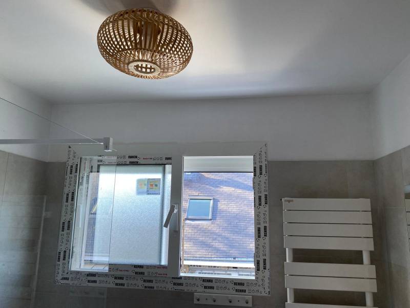 Travaux finis après peinture